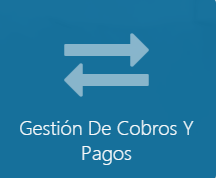 Botón Gestión de cobros y pagos